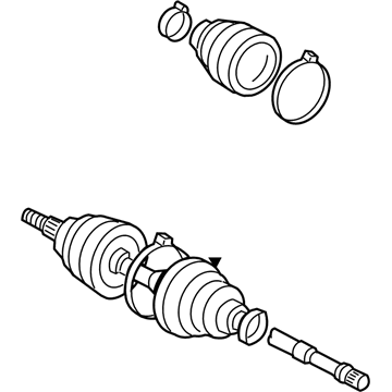 Toyota 04427-08160 Boot Kit, Passenger Side
