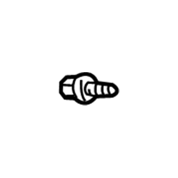 Toyota 90109-06369 Windshield Pillar Trim Screw