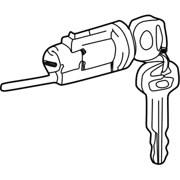 Toyota Matrix Ignition Lock Assembly - 69057-02030
