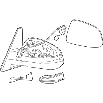 Toyota 4Runner Car Mirror - 87910-35C21