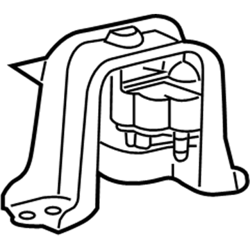 Toyota 12305-21060 Side Mount, Passenger Side