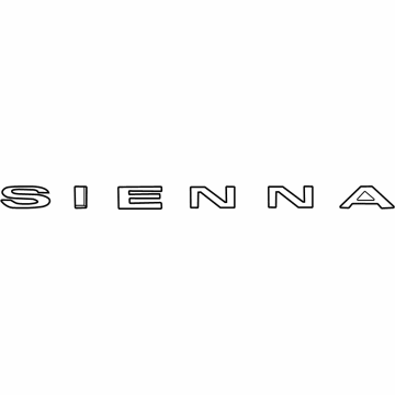 Toyota Sienna Emblem - 75442-08040