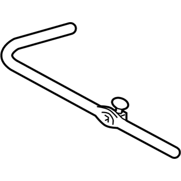 Toyota 09116-60020 Lever, Jack Handle, Passenger Side