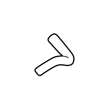 Toyota Sequoia Coolant Reservoir Hose - 16287-70030