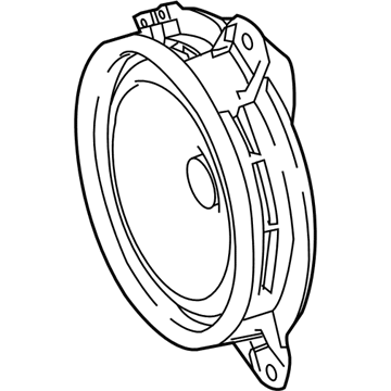 Toyota 86160-02B80 Rear Driver Speaker