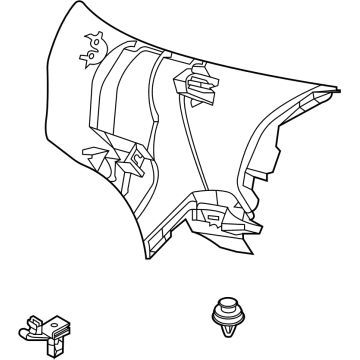 Toyota 62471-WB004 Upper Quarter Trim