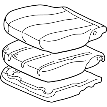 Toyota Solara Seat Cushion - 71420-AA300-A0