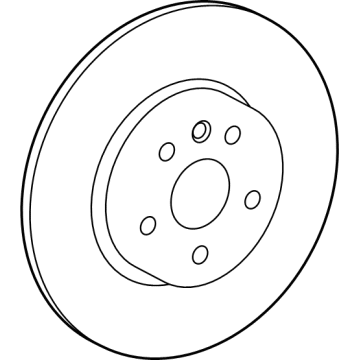 Toyota bZ4X Brake Disc - 42431-F6010