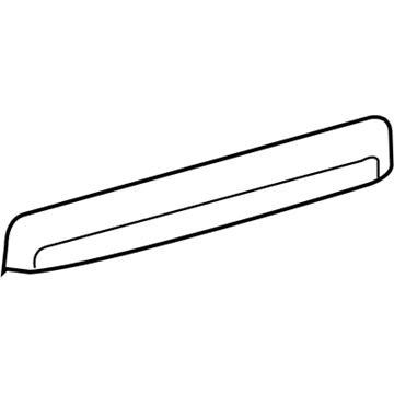 Toyota 76811-52122-A1 Molding, White, Rear