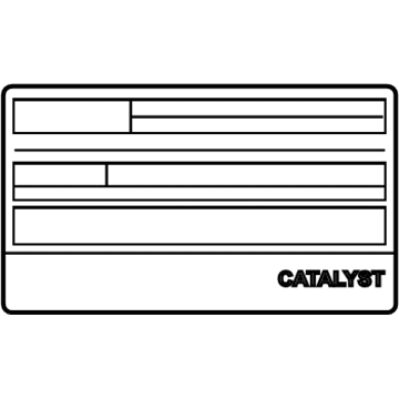 Toyota 11298-22156 Emission Label