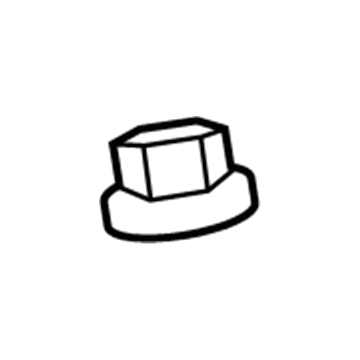 Toyota 90179-10174 Reinforcement Nut