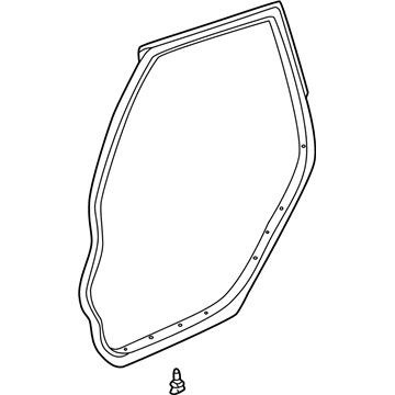 Toyota Matrix Weather Strip - 67871-01050