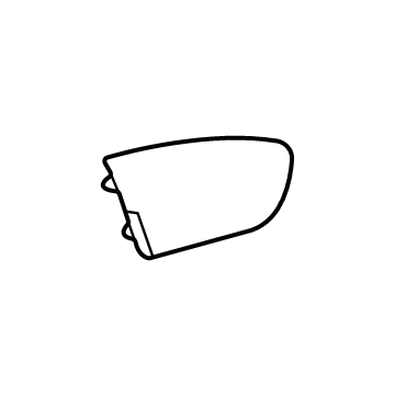 Toyota 74221-62010-A0 Armrest Cover, White, Passenger Side