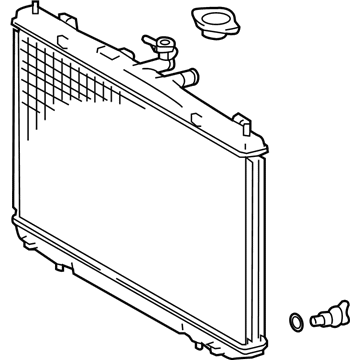 Toyota Sienna Radiator - 16041-0P280