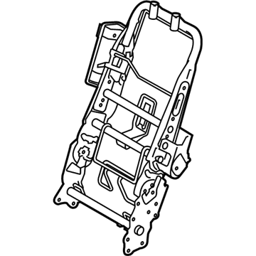 Toyota 71017-0E100 Seat Back Frame