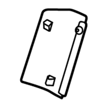 Toyota 71865-0E050-A0 Seat Back Frame Bezel
