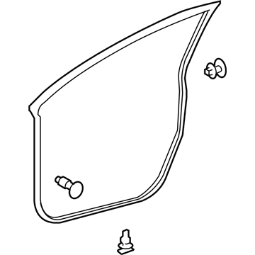 Toyota Matrix Weather Strip - 67862-02210