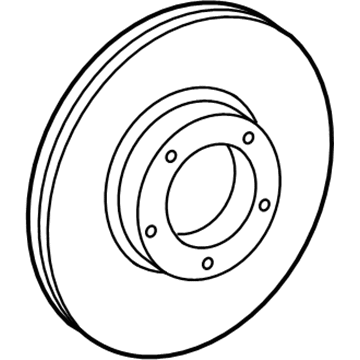 Toyota 43512-04041 Rotor, Front