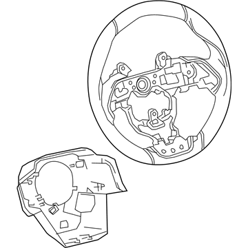 Toyota Prius AWD-e Steering Wheel - 45100-47230-C0