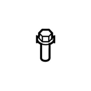 Toyota 90119-A0098 Woofer Screw