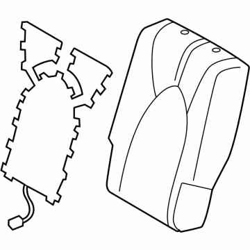 Toyota 71078-0E300-B4 Seat Back Cover