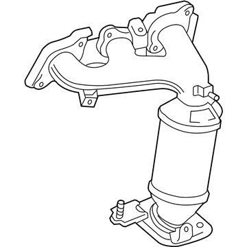 Toyota 17140-20080 Manifold Sub-Assembly, Exhaust, Passenger Side