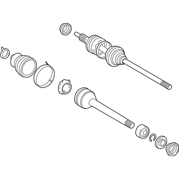 Toyota Avalon Axle Shaft - 43410-06070-84