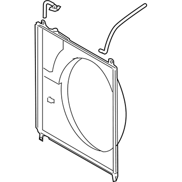 Toyota Tundra Fan Shroud - 16711-0P100