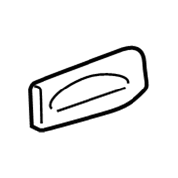 Toyota 69242-30090 Handle, Outside Pad, Rear