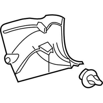 Scion 62111-21041-B0 Cowl Trim