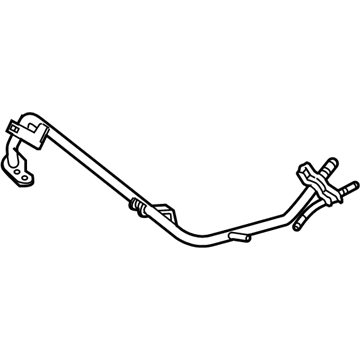 Toyota Matrix Coolant Reservoir Hose - 16268-22101