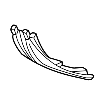 Toyota 55132-42050 Outer Reinforcement, Passenger Side