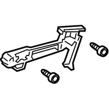 Toyota 69203-60010 Frame Sub-Assembly, Rear Door Outside Handle, Passenger Side