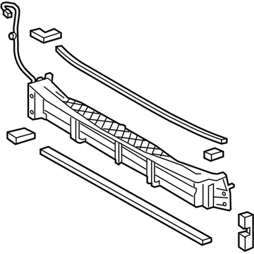 Toyota 53019-12010 Shutter Assembly