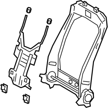 Toyota 71013-0A070 Seat Back Frame