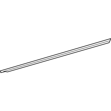 Toyota 68162-04060 Belt Molding, Outer Driver Side