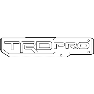Toyota 75427-04060 Nameplate, Passenger Side