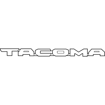 Toyota Tacoma Emblem - 75428-04030