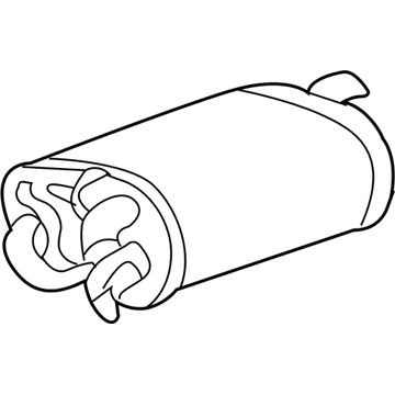 Toyota Solara Exhaust Pipe - 17430-0A310
