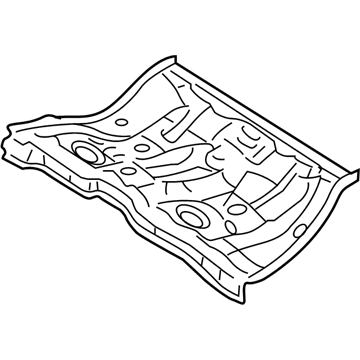 Toyota Corolla Floor Pan - 58211-02905