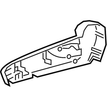 Toyota 71811-0D200-C1 Outer Cover, Passenger Side