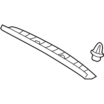Toyota 64783-0E060-A0 Upper Trim Panel, Flaxen