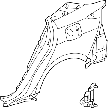 Toyota 61602-47180 Quarter Panel