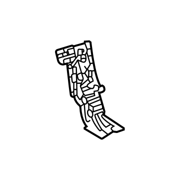 Toyota 57608-0E060 Rail Reinforcement, Passenger Side