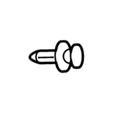 Toyota 90467-A0006 Windshield Pillar Trim Clip