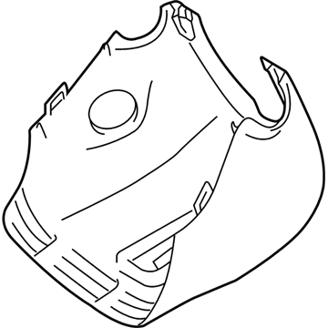 Toyota Steering Column Cover - 45287-0R050-C0