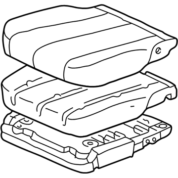 Toyota Solara Seat Cushion - 71420-AA330-A0