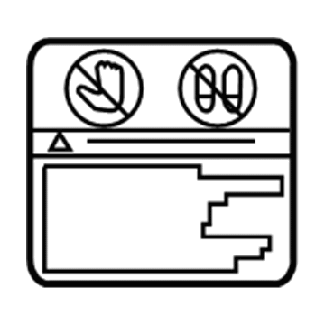 Toyota 74551-08011 Info Label