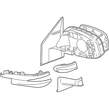Toyota RAV4 Car Mirror - 87940-42C90