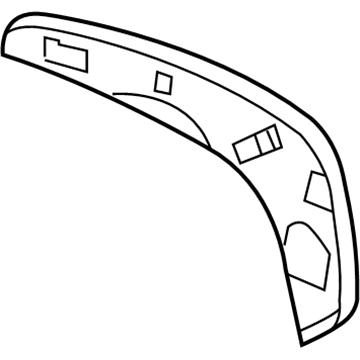 Toyota 87931-42D50 Mirror Glass, Passenger Side